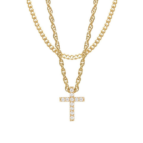 Mister Crucis Gold Necklace