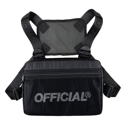 Official Compact Essential Black Chest Bag