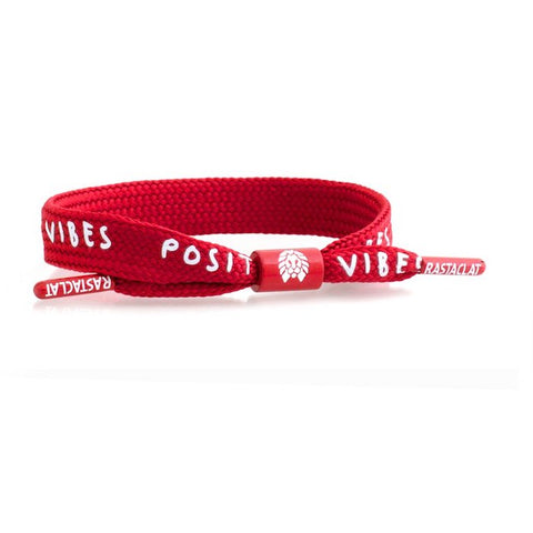 Rastaclat Positive Vibes Red Bracelet