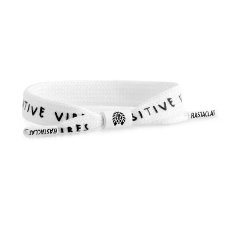 Rastaclat Positive Vibes White Bracelet