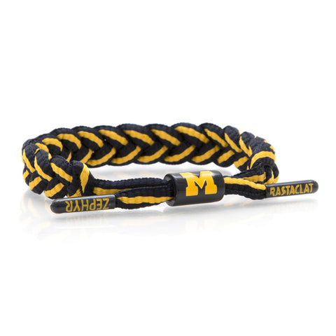 Rastaclat Michigan Wolverines Heritage Bracelet