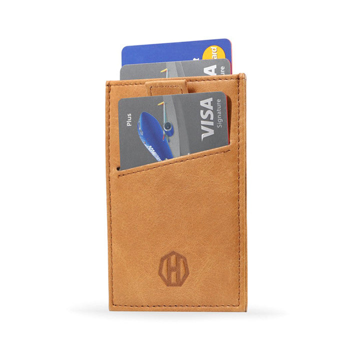 Haxford Brown Leather Sleeve Wallet